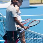 Eugenie Bouchard com uma raquete HEAD