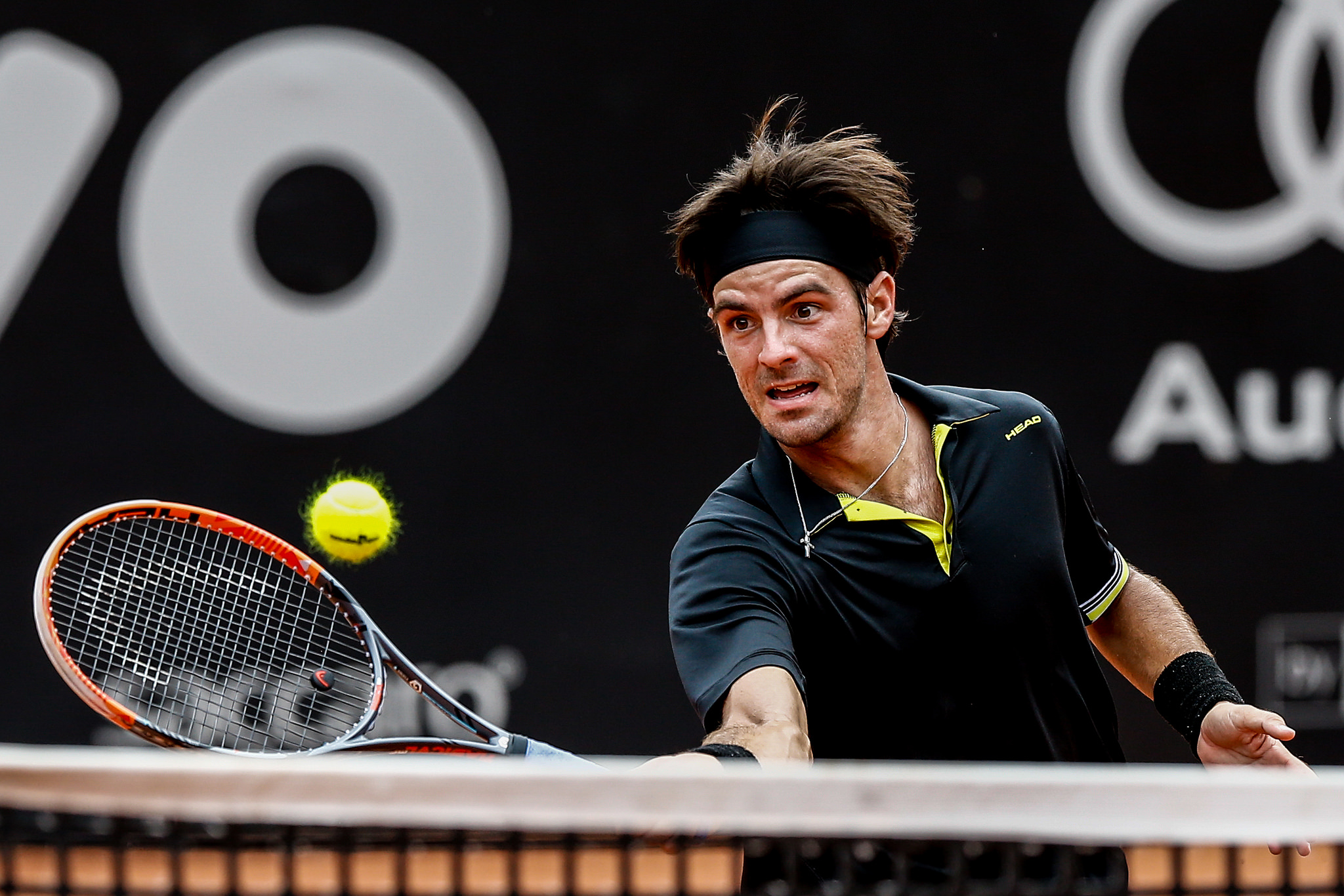 Gastão Elias em ação no Brasil Open
