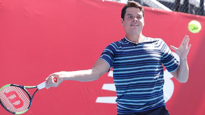 Milos Raonic em Melbourne Park