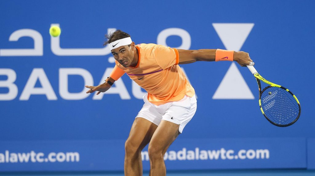 Rafael Nadal em Abu Dhabi