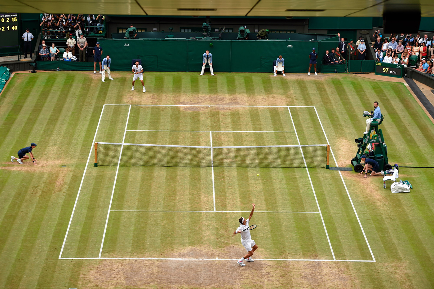 Roger Federer vs. Marin Cilic, final de Wimbledon
