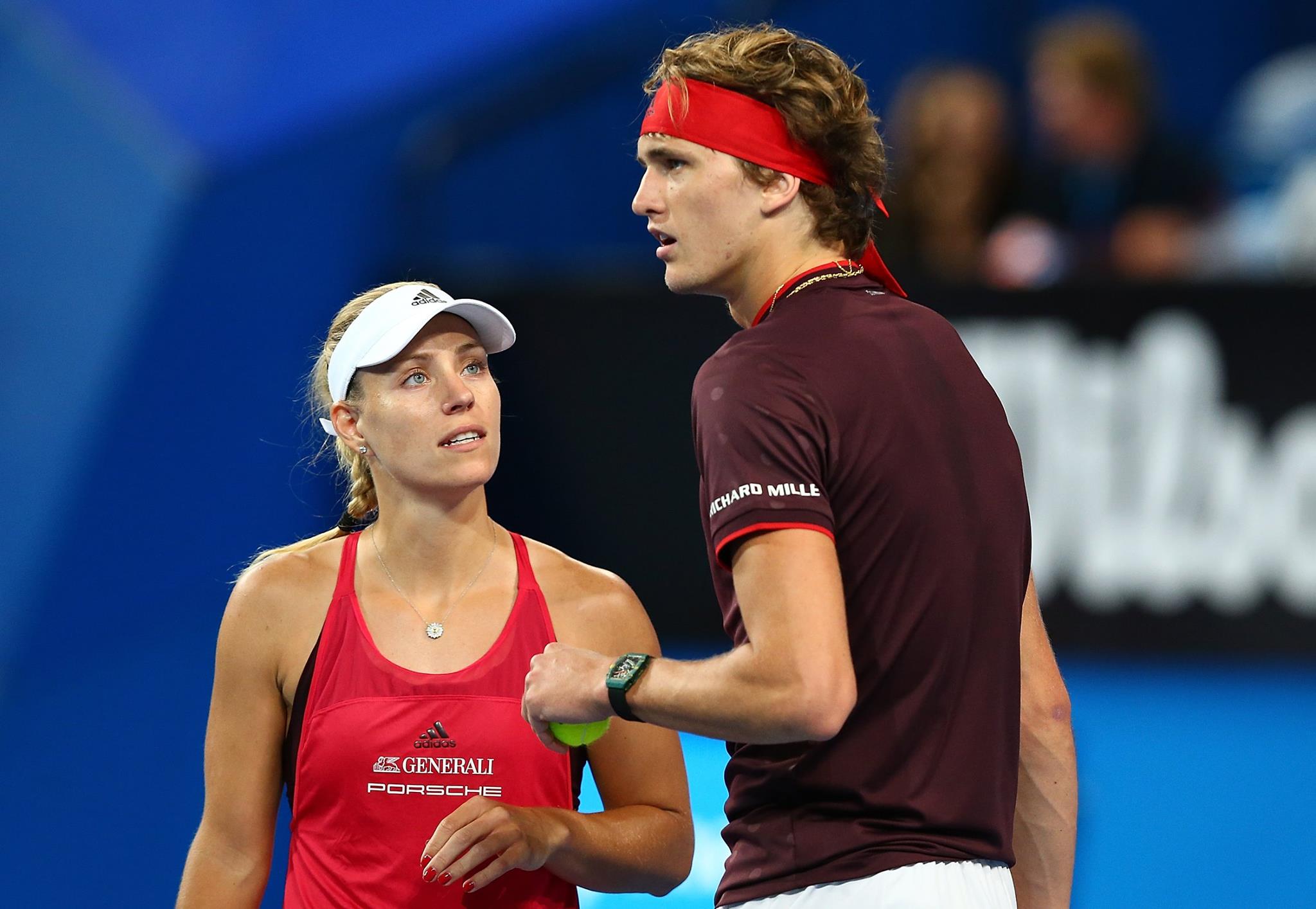 Angelique Kerber e Alexander Zverev