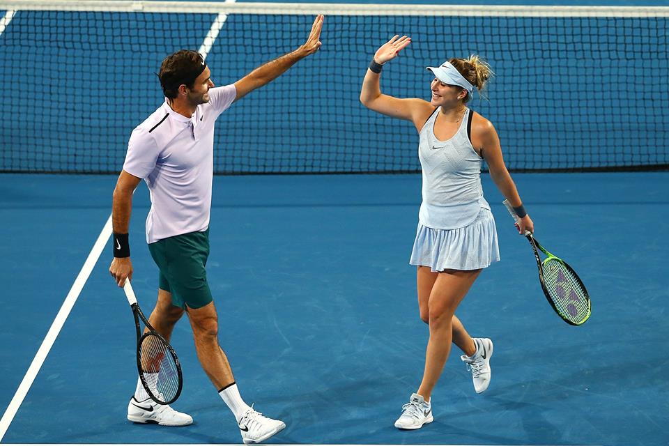 Roger Federer e Belinda Bencic