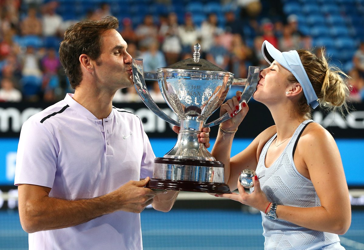 Federer e Belinda Bencic