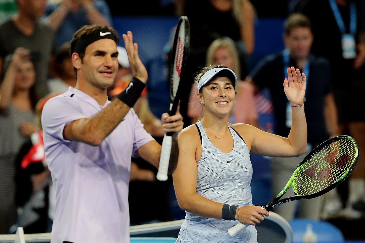 Roger Federer e Belinda Bencic