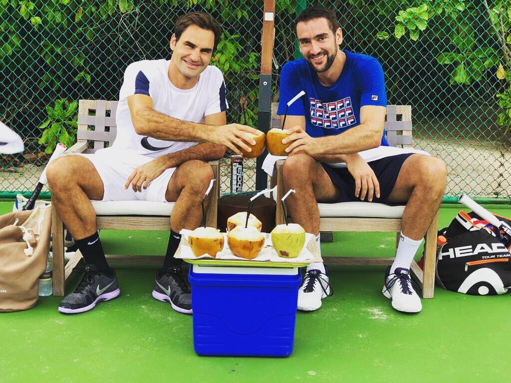 Roger Federer e Marin Cilic