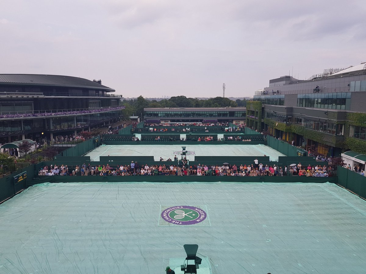 Chuva em Wimbledon