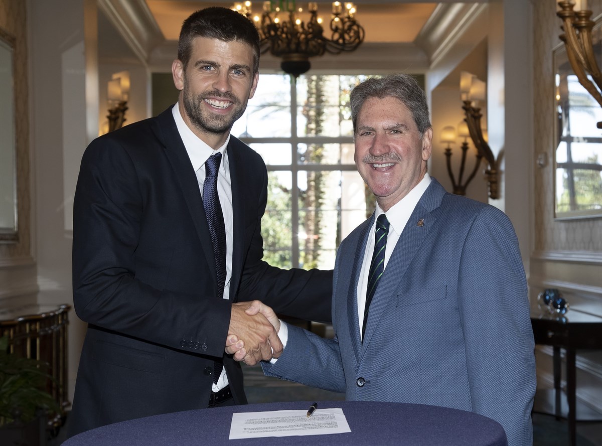 Gerard Piqué e David Haggerty