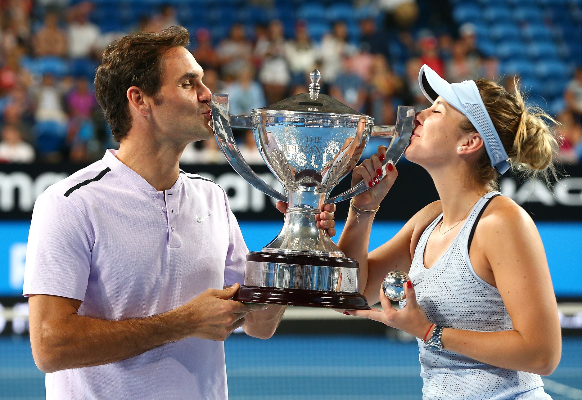Federer e Bencic