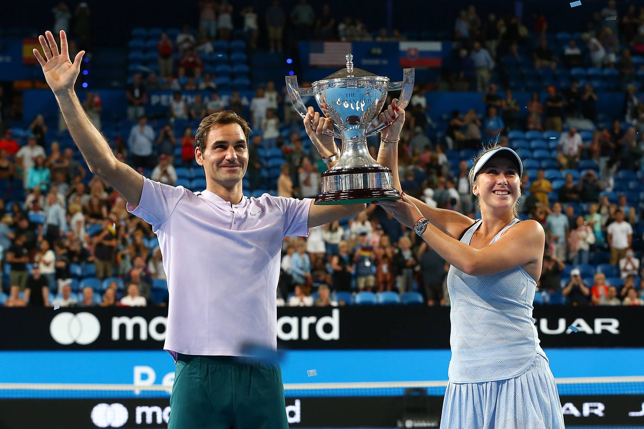 Roger Federer e Belinda Bencic