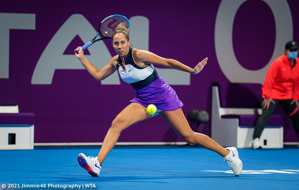 Madison Keys regressa à competição com vitória em Doha