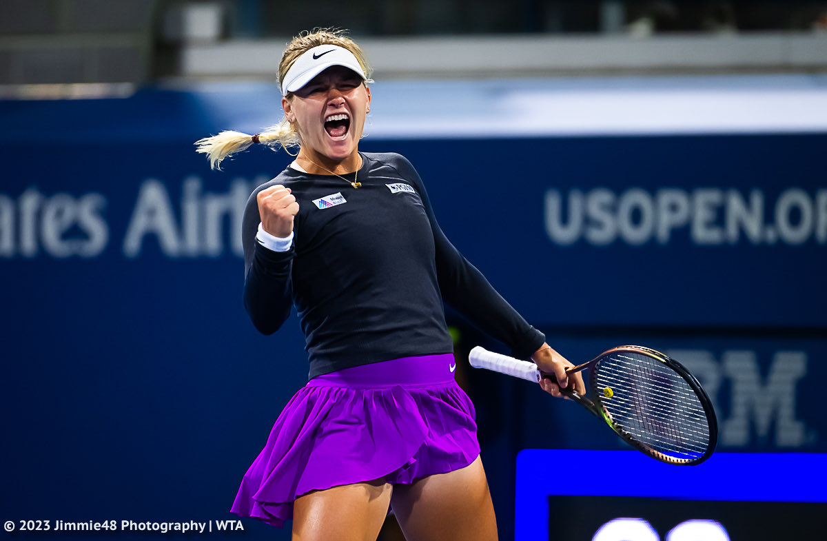 Peyton Stearns "imita" Ben Shelton e chega à quarta ronda do US Open