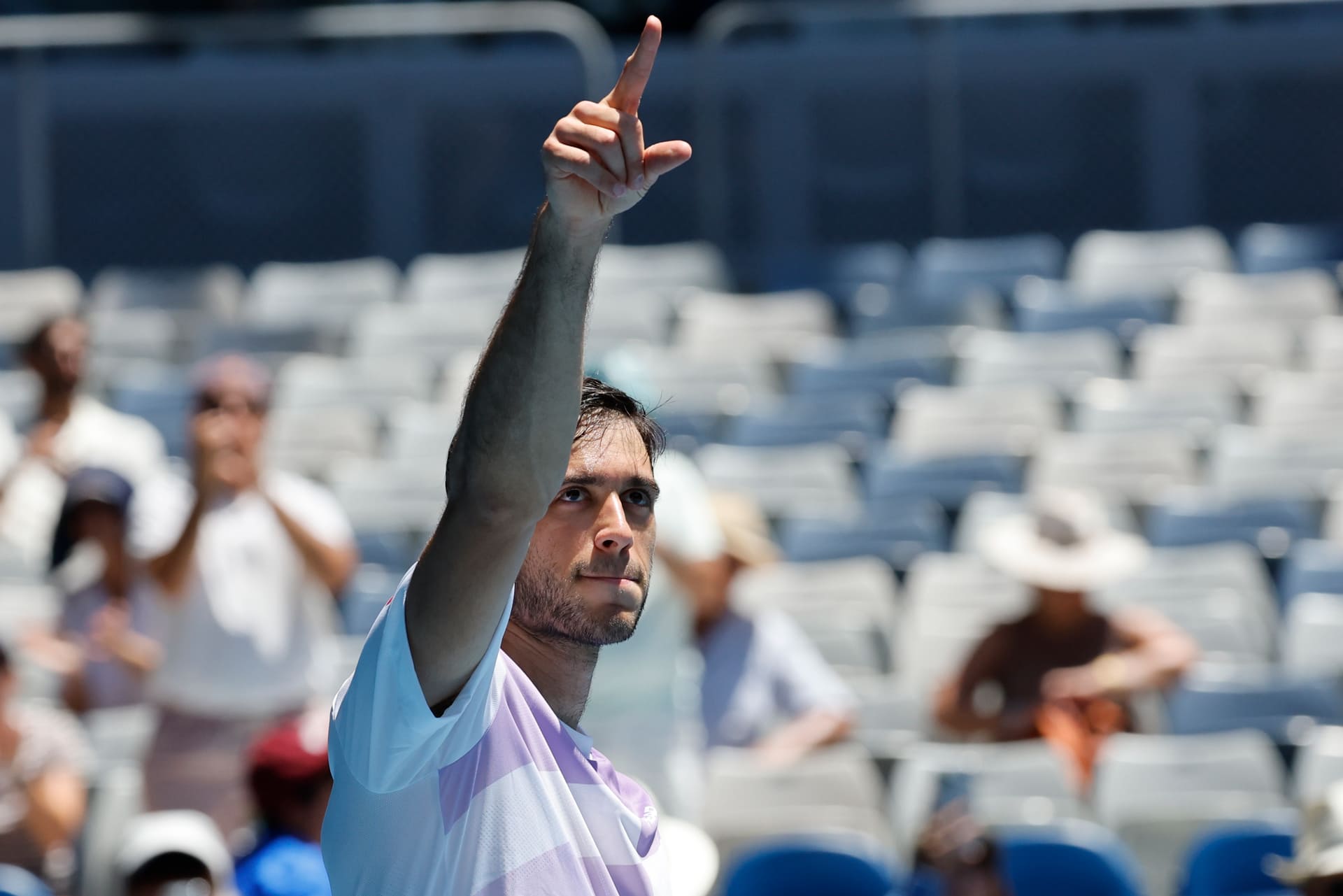 Ténis Nuno Borges festeja apuramento para a terceira ronda.
