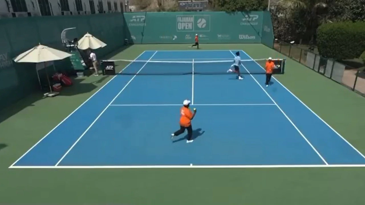 Ténis Torneio suspenso, devido à guerra no Médio Oriente.